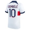 Original Trikotsatz Paris Saint-Germain Dembele 10 Auswärtstrikot 2023-24 Für Kinder